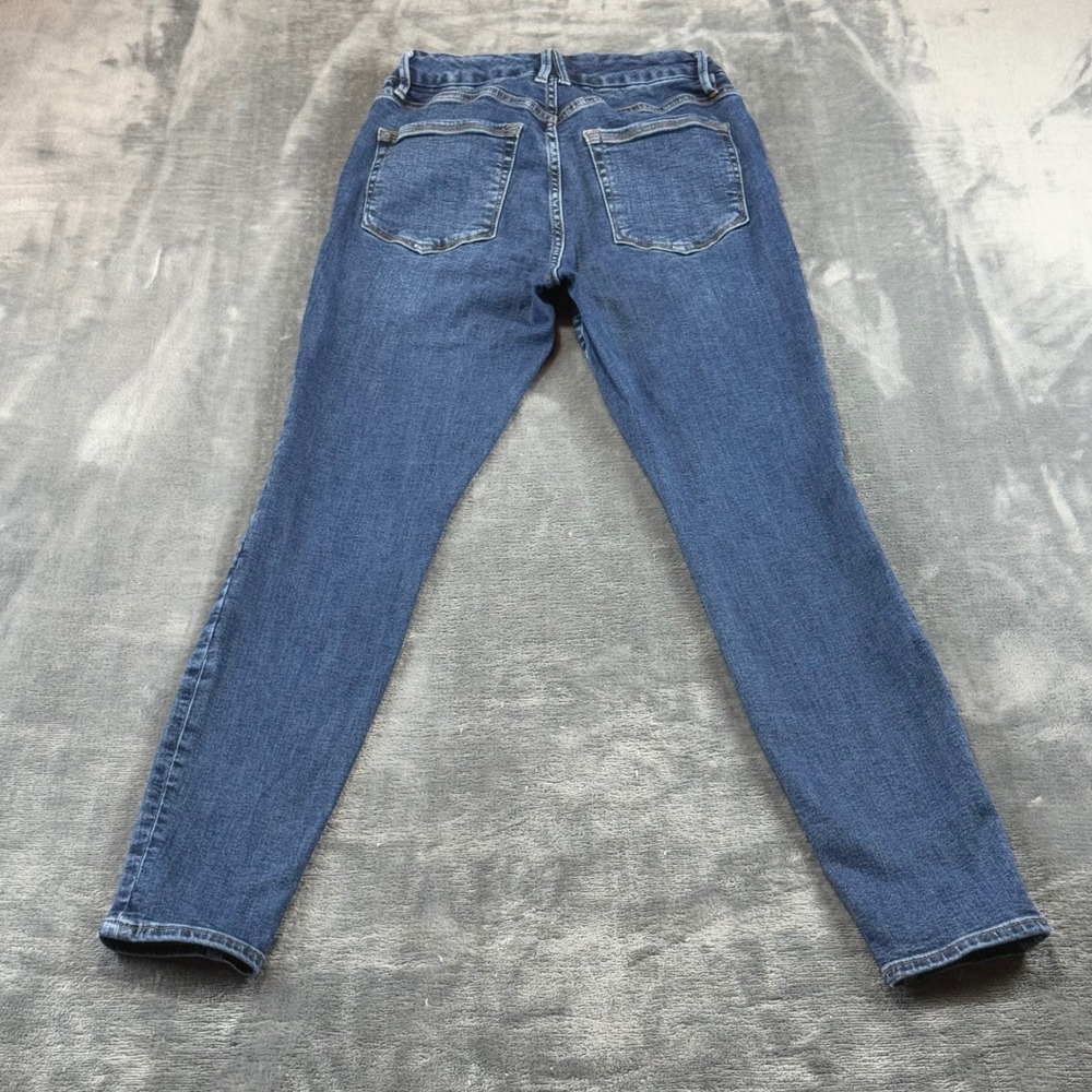 Good American Good Legs Skinny Jeans Blue Medium Wash 8/29 GLDV873T High Rise - Picture 8 of 9
